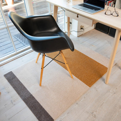 Tica Copenhagen Horizontal Matta 130x90 cm, Ivory/dijon/brun