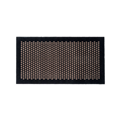 Tica Copenhagen Dot Matta 120x67 cm, Svart/beige