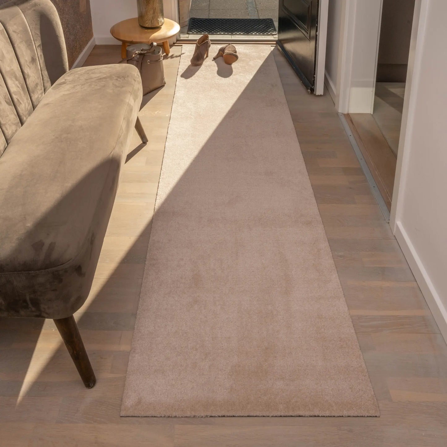Tica Copenhagen Unicolor Matta 250x67 cm, Ivory