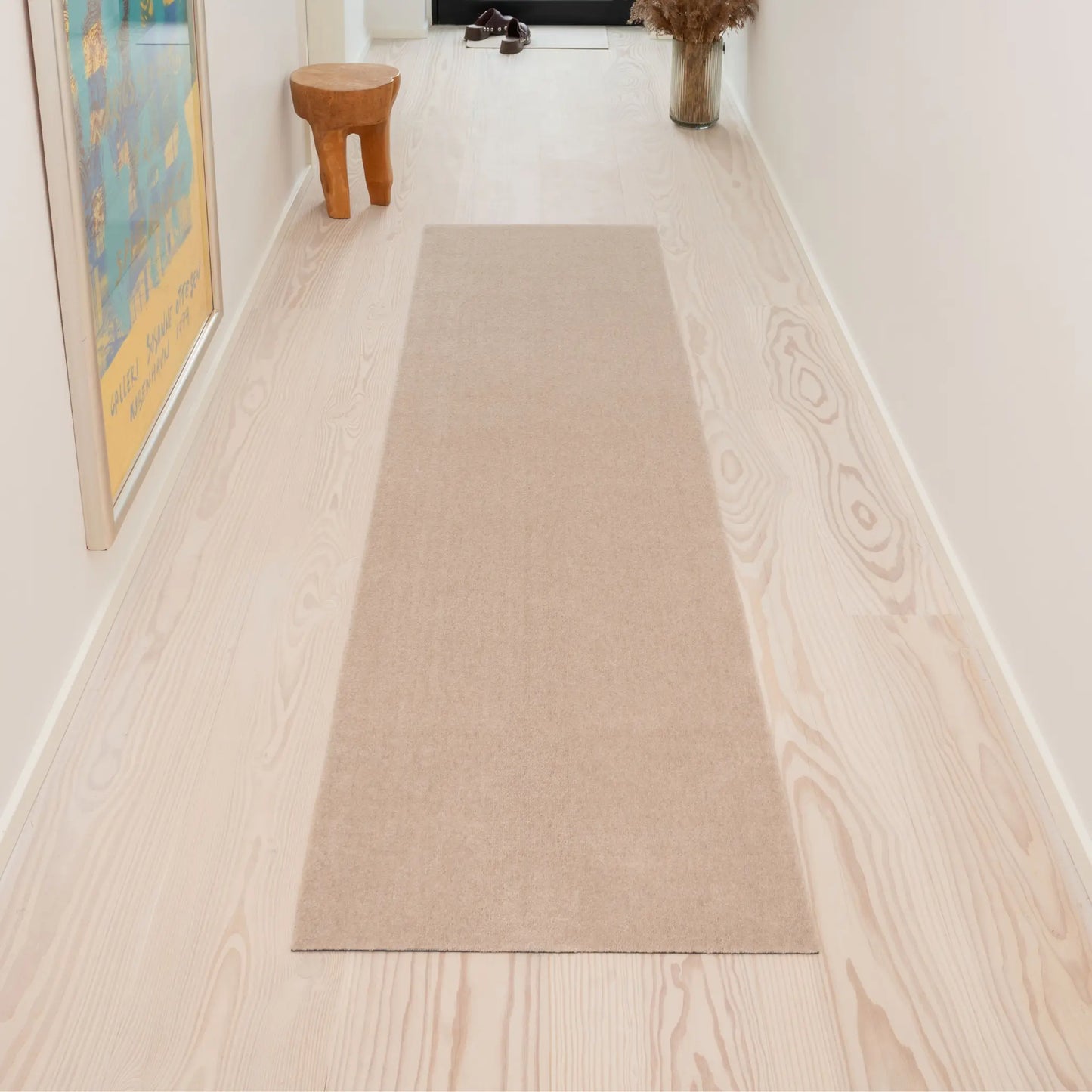 Tica Copenhagen Unicolor Matta 250x67 cm, Ivory