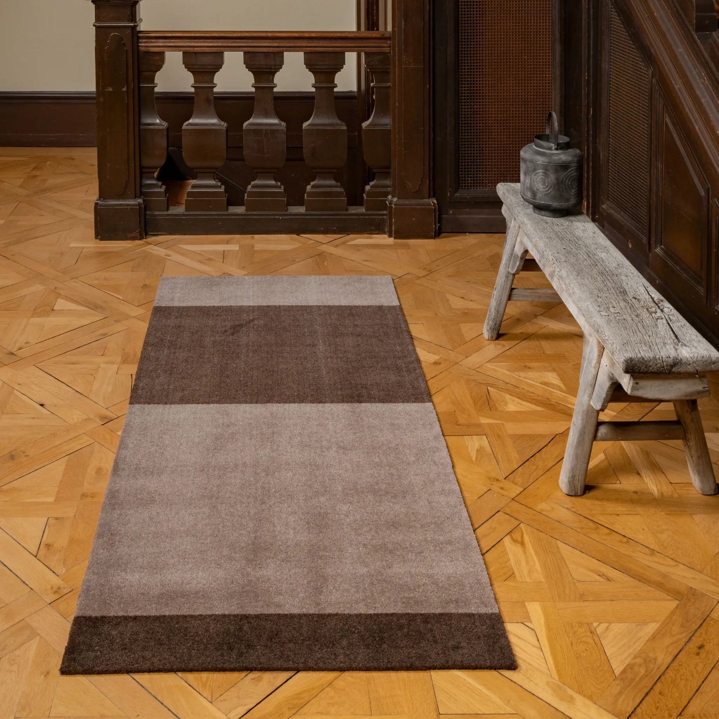 Tica Copenhagen Horizontal Matta 200x90 cm, Sand/brun