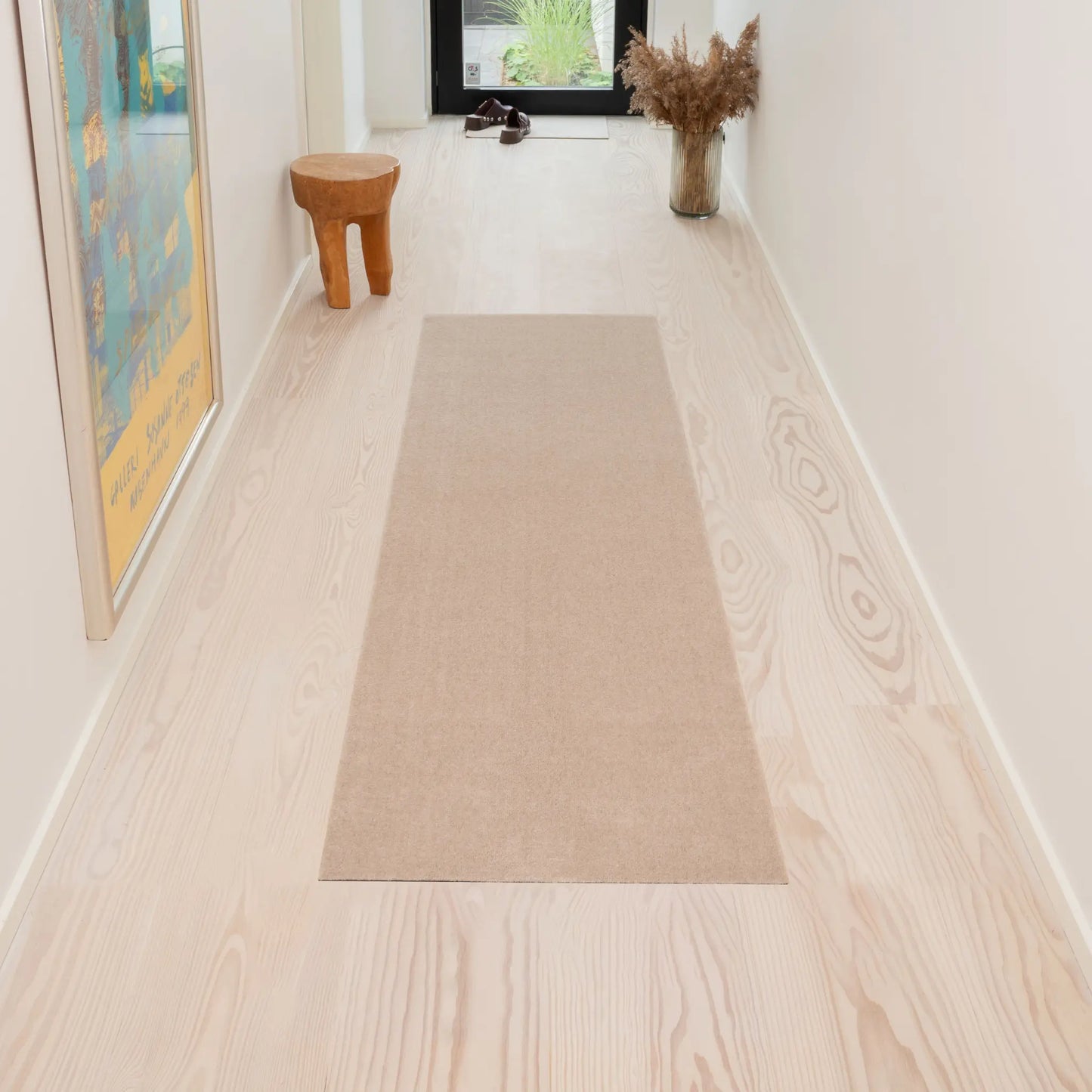 Tica Copenhagen Unicolor Matta 200x67 cm, Ivory