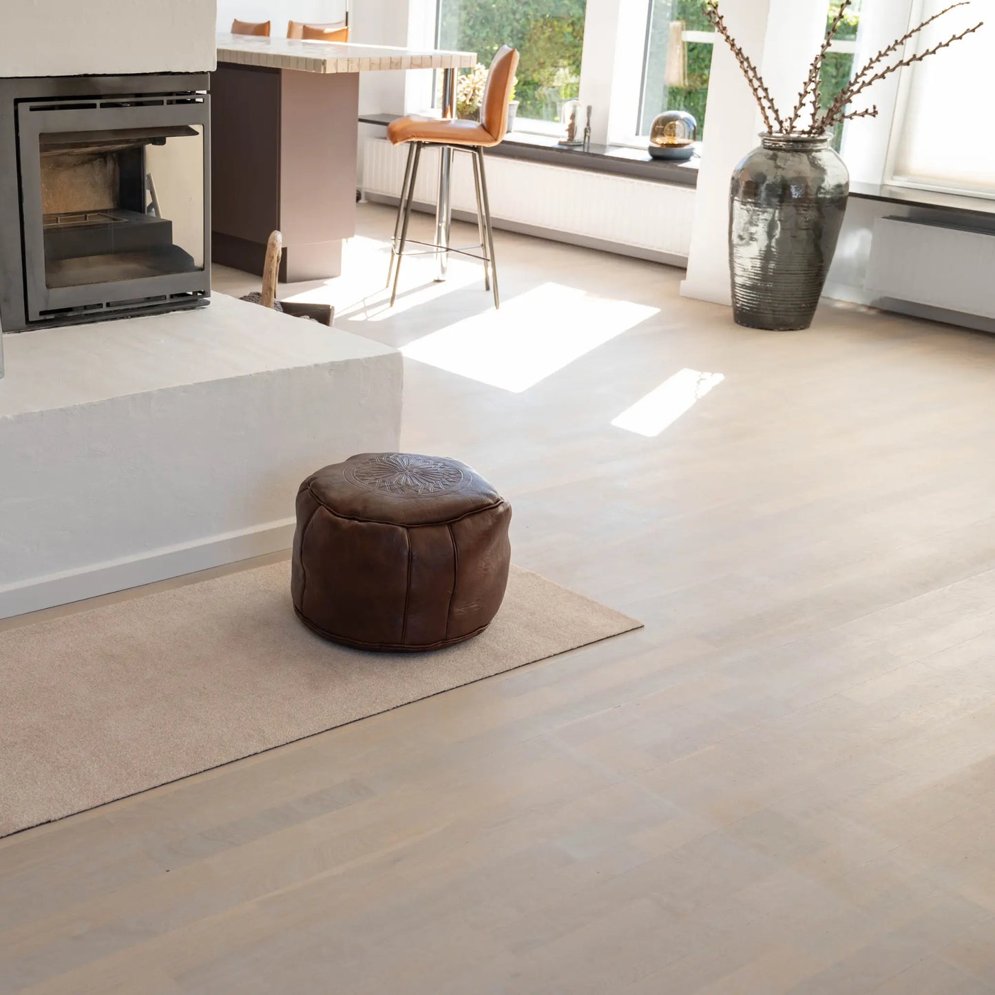 Tica Copenhagen Unicolor Matta 200x67 cm, Ivory