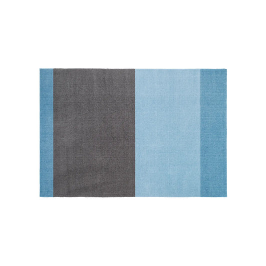 Tica Copenhagen Horizontal Matta 130x90 cm, Light/dusty blue/steelgrey