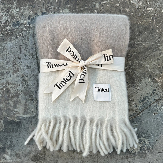 Tinted Objects Hampfilt I Ull 130x170 cm, Beige/offwhite