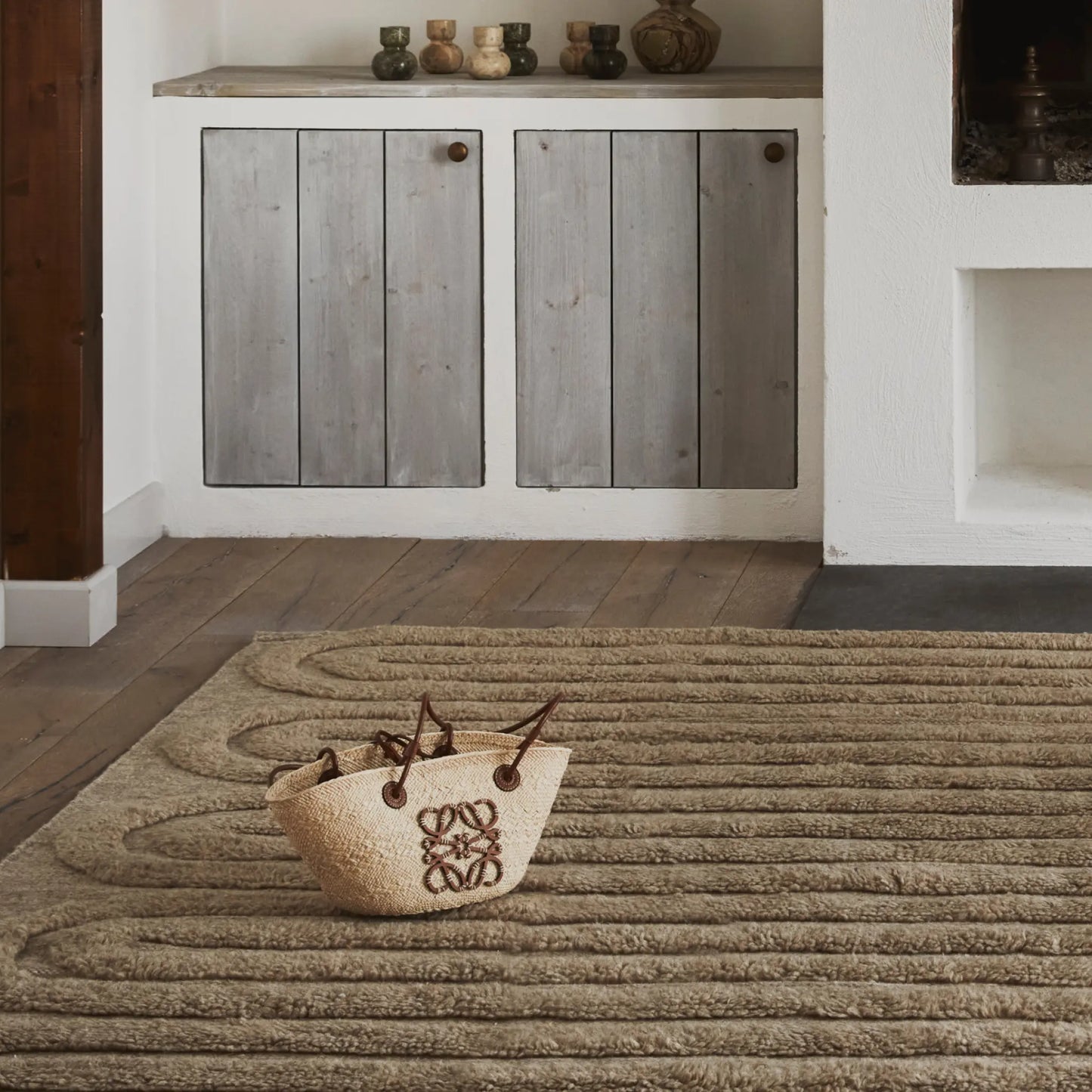 Tinted Objects Riklund Ullmatta 190x290 cm, Beige/melange