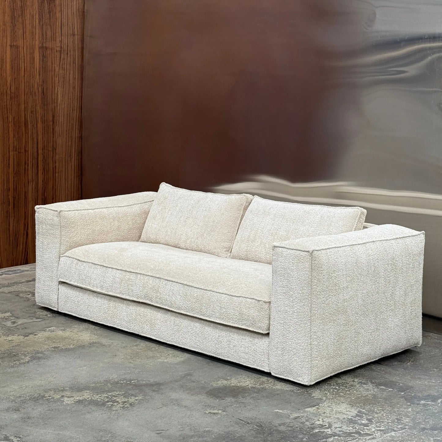 Tinted Objects Klinge Soffa Soft Bouclé, Sand