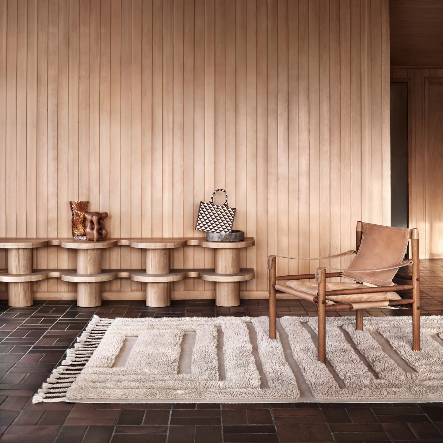 Tinted Objects Kask Ullmatta 170x240 cm, Beige