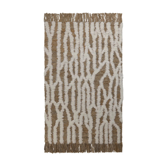 Tinted Objects Wahl Jute Matta 250x350 cm, Beige/offwhite