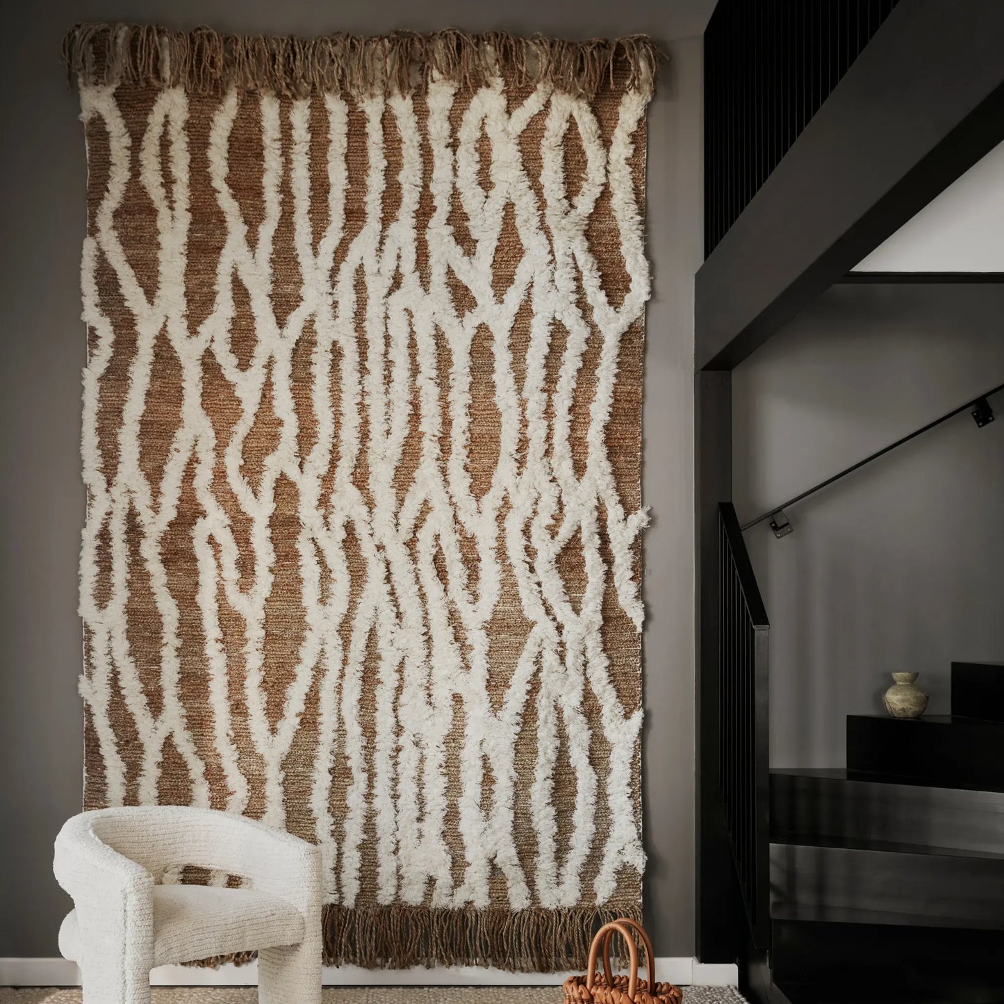 Tinted Objects Wahl Jute Matta 200x300 cm, Beige/offwhite