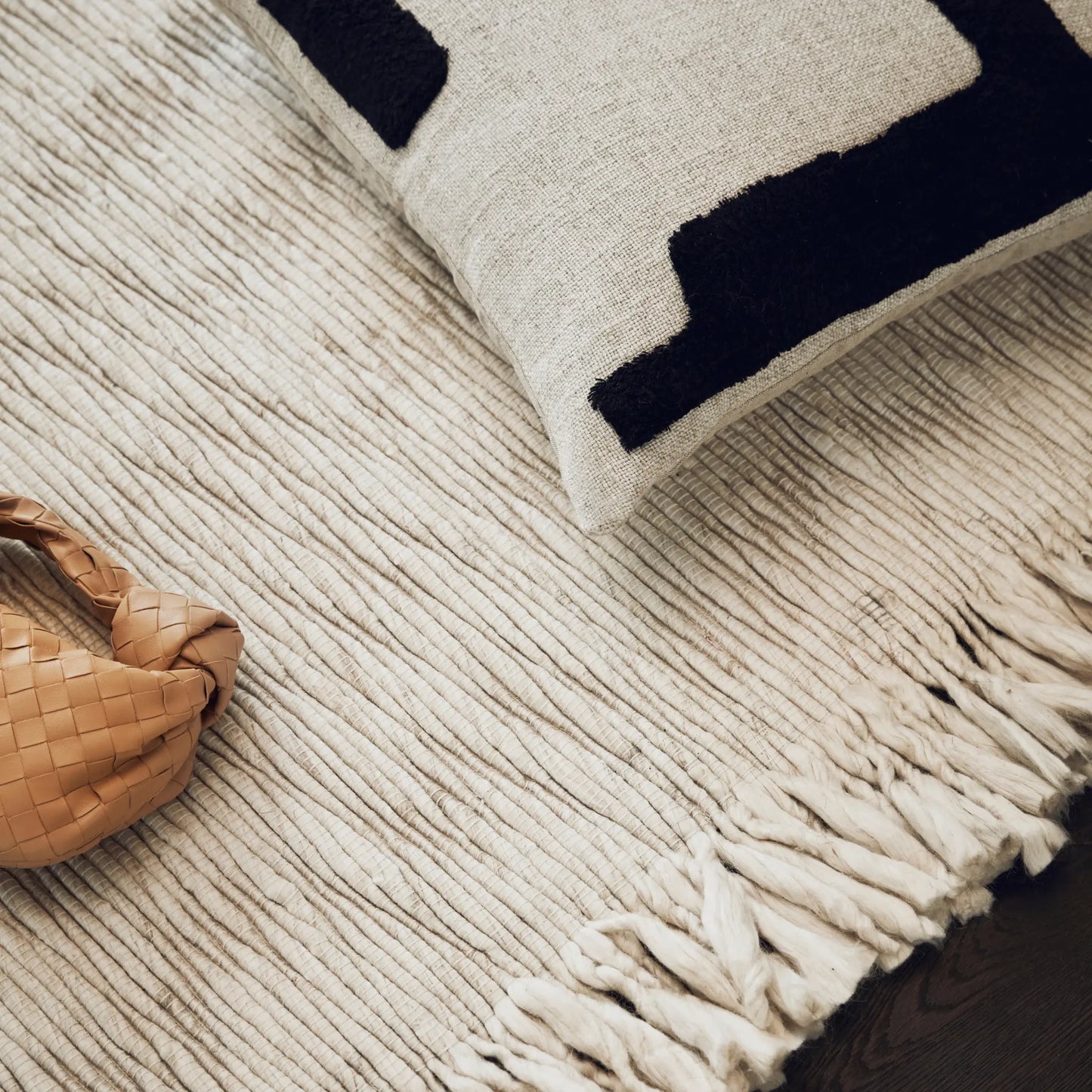 Tinted Objects Fagerlund Ullmatta 200x300 cm, Beige/offwhite
