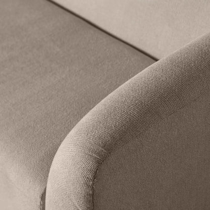 WOOOD Sloping 3-Sits Soffa, Light Brown Melange