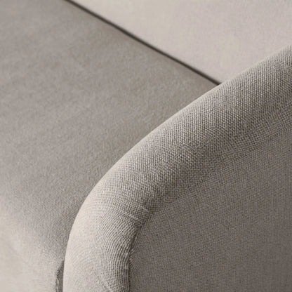 WOOOD Sloping 3-Sits Soffa, Off White Melange