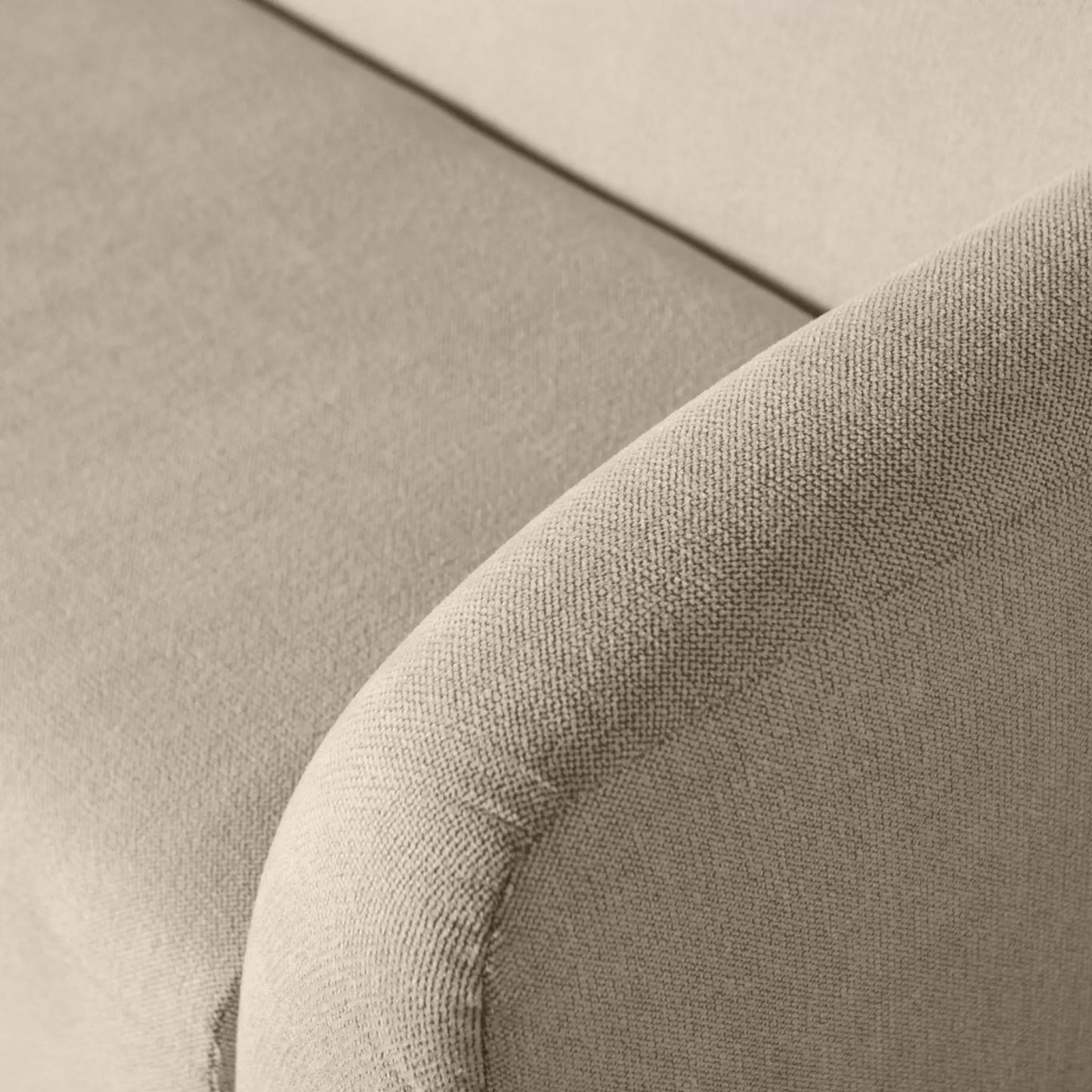 WOOOD Sloping 3-Sits Soffa, Natural Melange