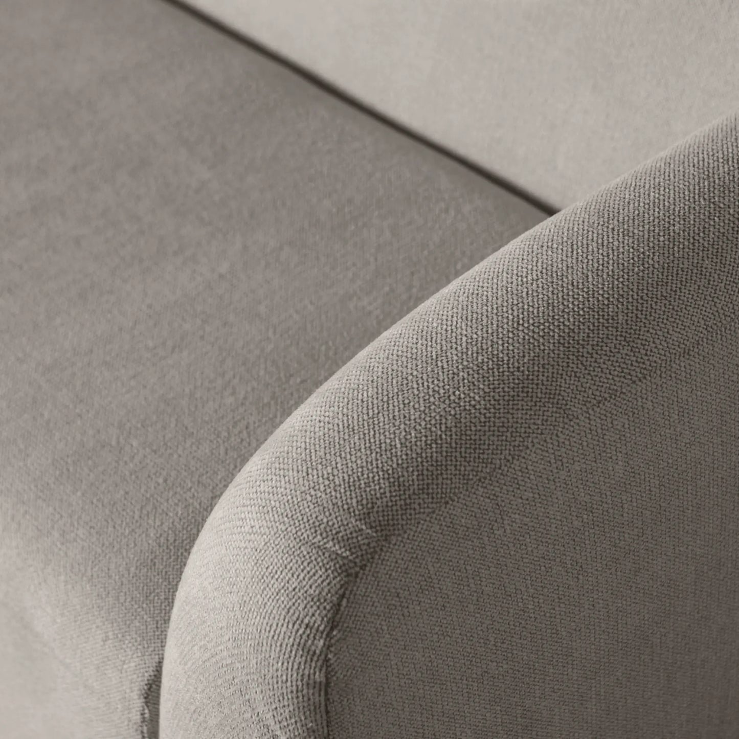 WOOOD Sloping 3-Sits Soffa, Grey Melange