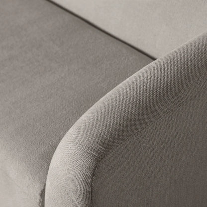 WOOOD Sloping 3-Sits Soffa, Grey Melange