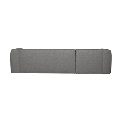 WOOOD Bean Hörnsoffa Höger Inkl. Kuddar, Mid Grey Melange