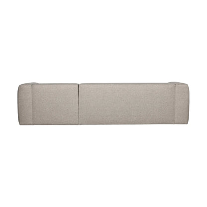 WOOOD Bean Hörnsoffa Höger Inkl. Kuddar, Light Grey Melange