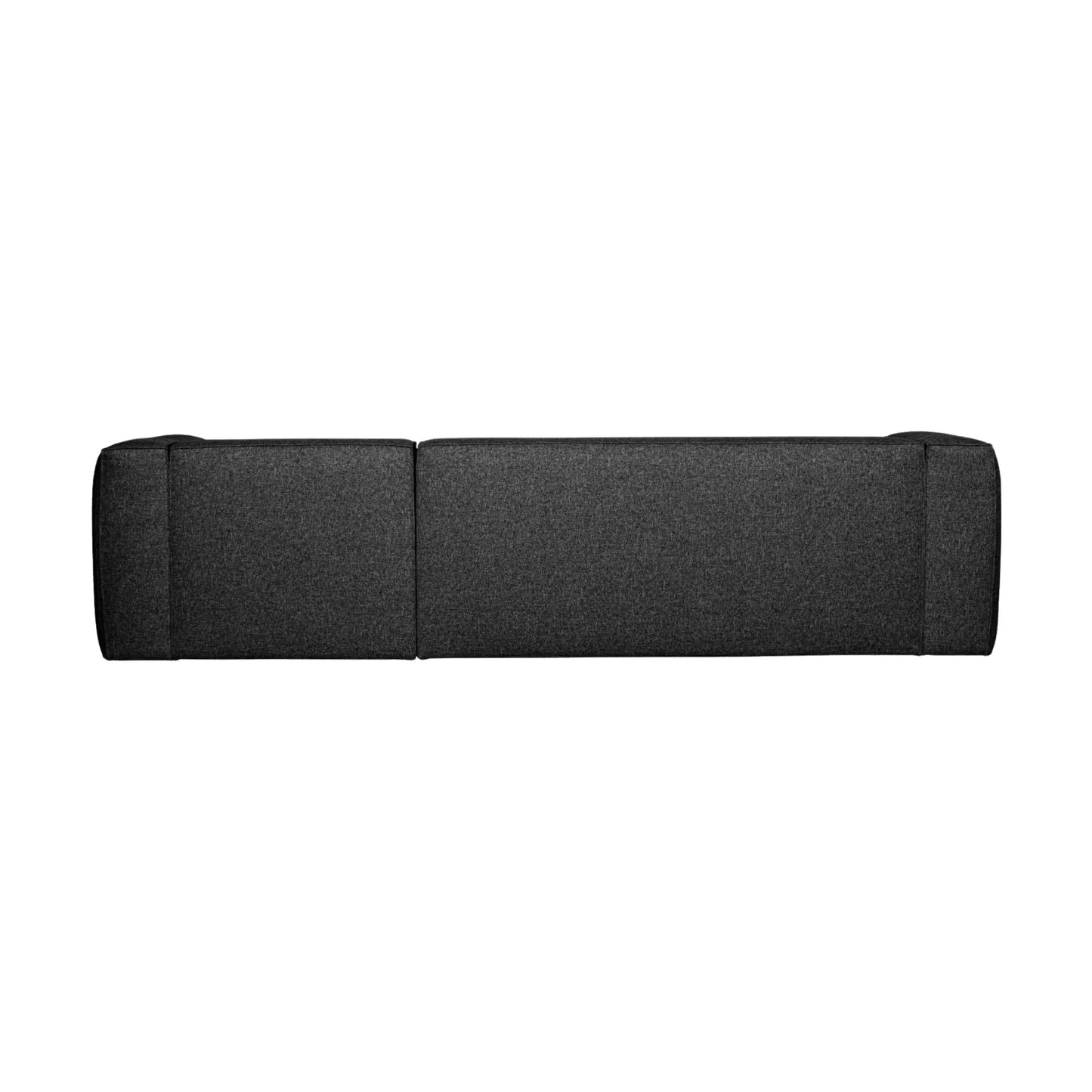 WOOOD Bean Hörnsoffa Höger Inkl. Kuddar, Dark Grey Melange