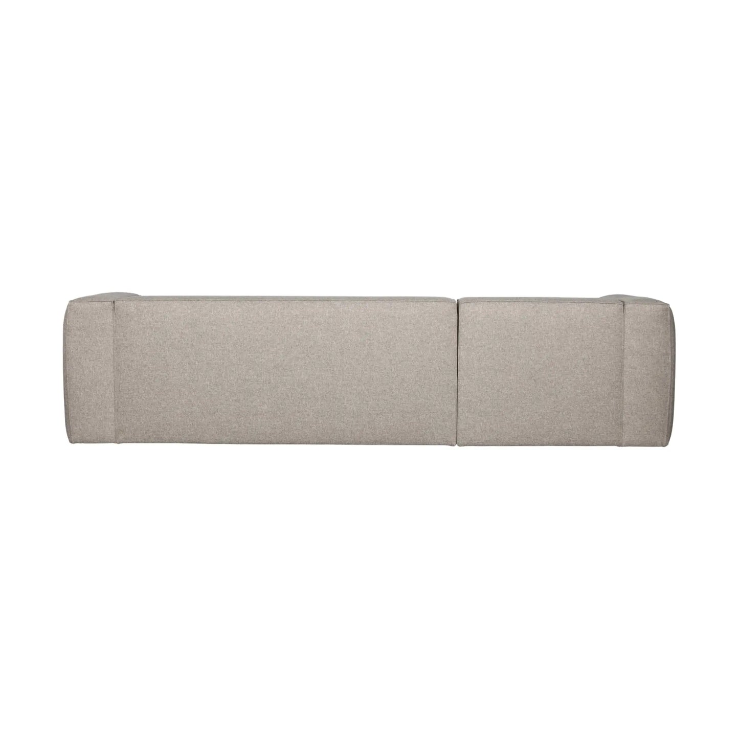 WOOOD Bean Hörnsoffa Vänster Inkl. Kuddar, Light Grey Melange