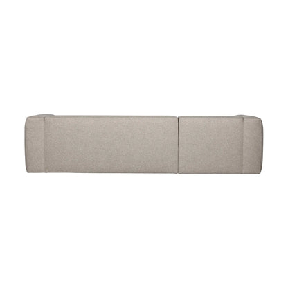 WOOOD Bean Hörnsoffa Vänster Inkl. Kuddar, Light Grey Melange