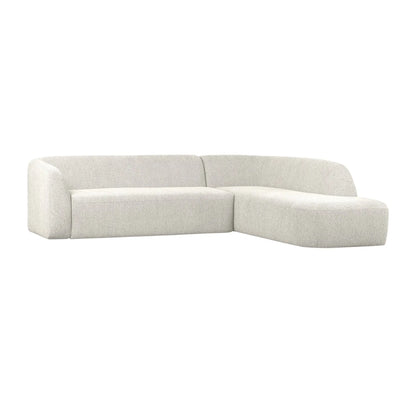 WOOOD Sloping Hörnsoffa Höger, Pearl Melange