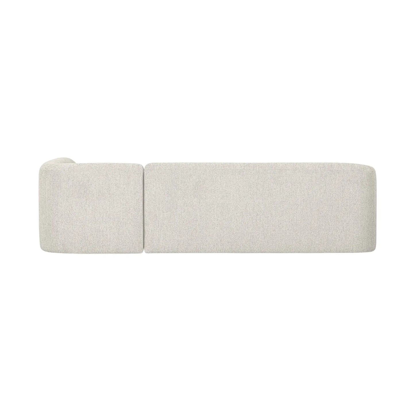 WOOOD Sloping Hörnsoffa Höger, Pearl Melange