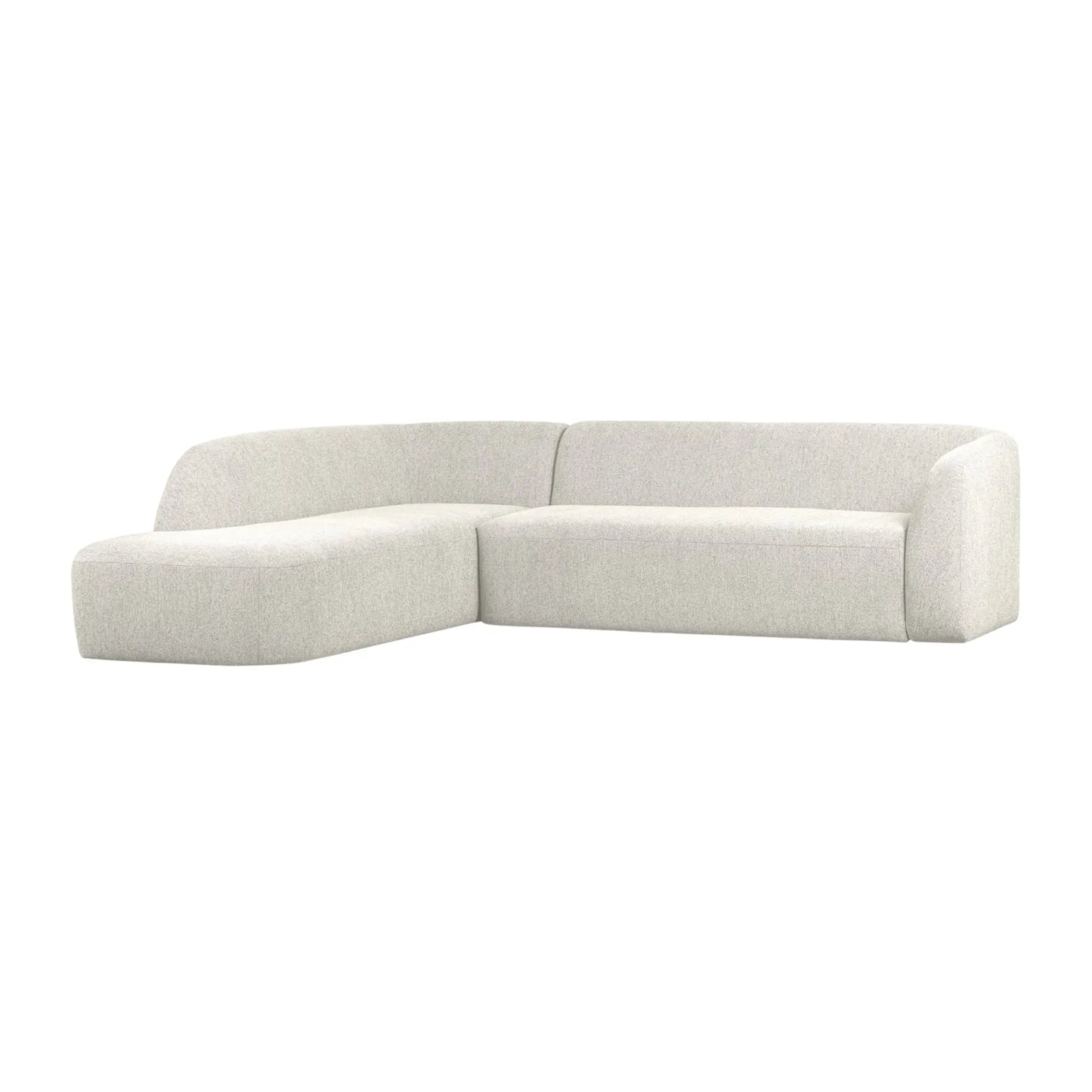 WOOOD Sloping Hörnsoffa Vänster, Pearl Melange