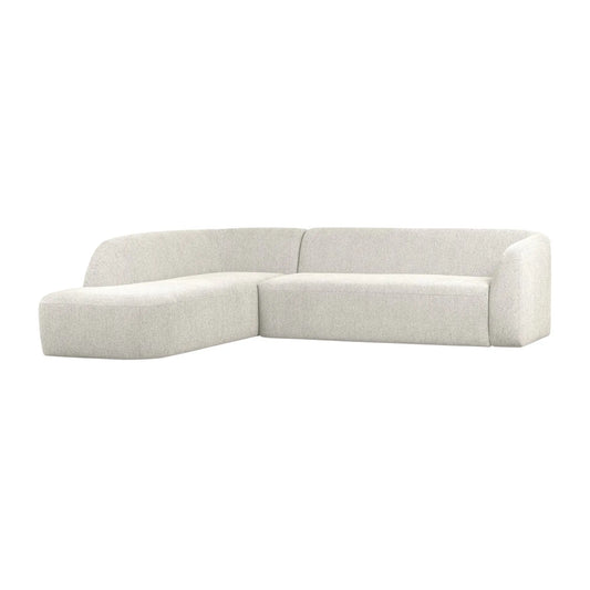 WOOOD Sloping Hörnsoffa Vänster, Pearl Melange