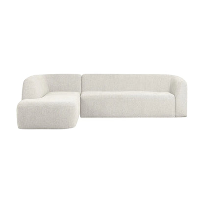 WOOOD Sloping Hörnsoffa Vänster, Pearl Melange