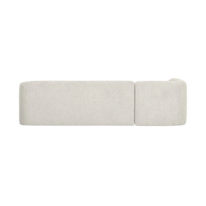 WOOOD Sloping Hörnsoffa Vänster, Pearl Melange