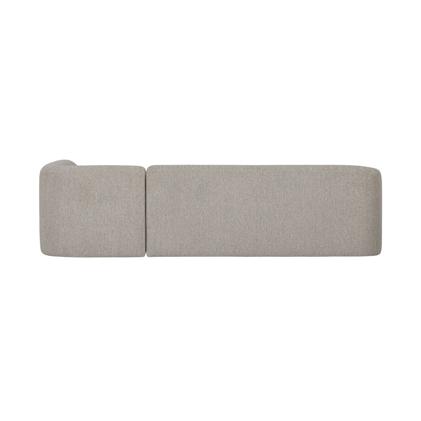 WOOOD Sloping Hörnsoffa Höger, Off White Melange