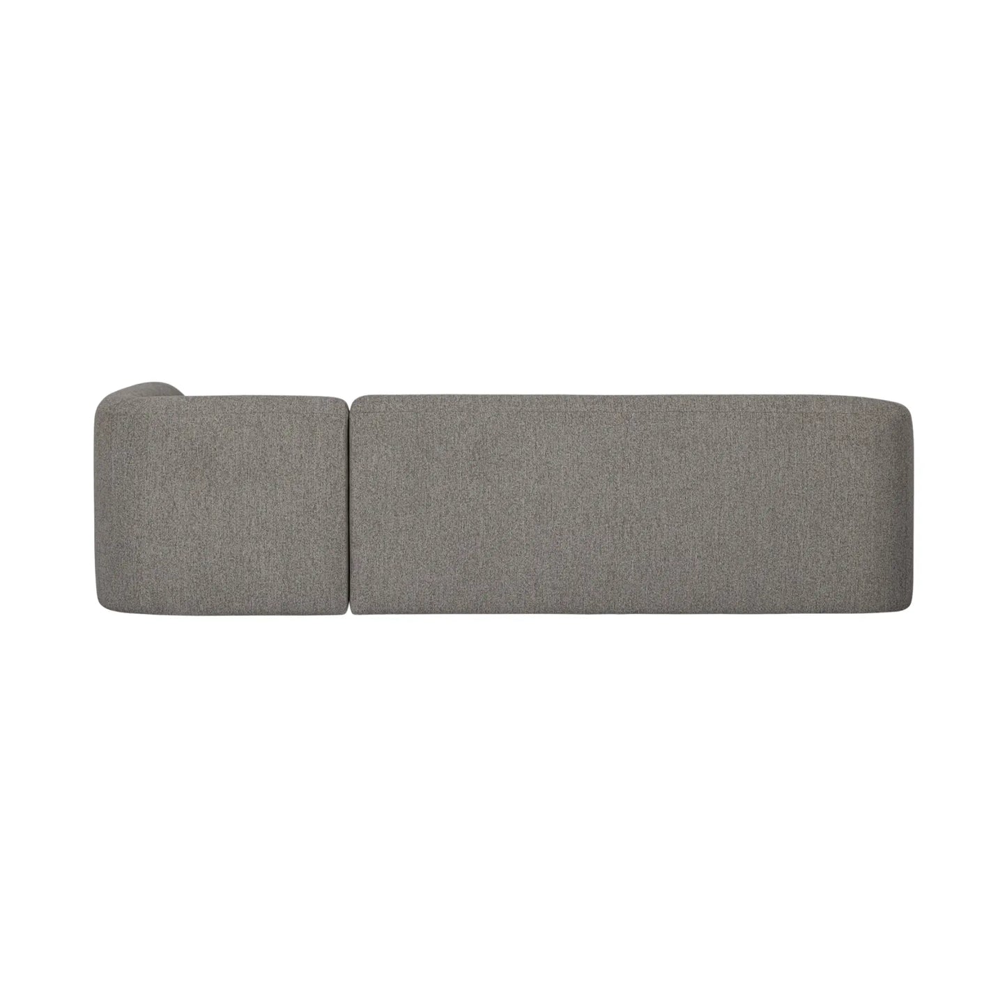 WOOOD Sloping Hörnsoffa Höger, Grey Melange