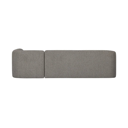 WOOOD Sloping Hörnsoffa Höger, Grey Melange
