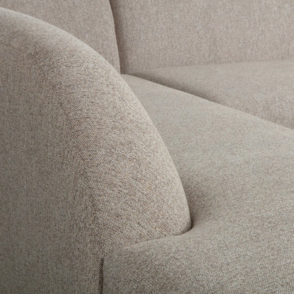 WOOOD Sloping Hörnsoffa Vänster, Natural Melange