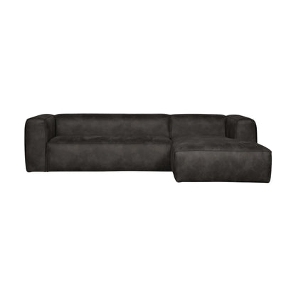WOOOD Bean Hörnsoffa Höger Eco Läder, Black