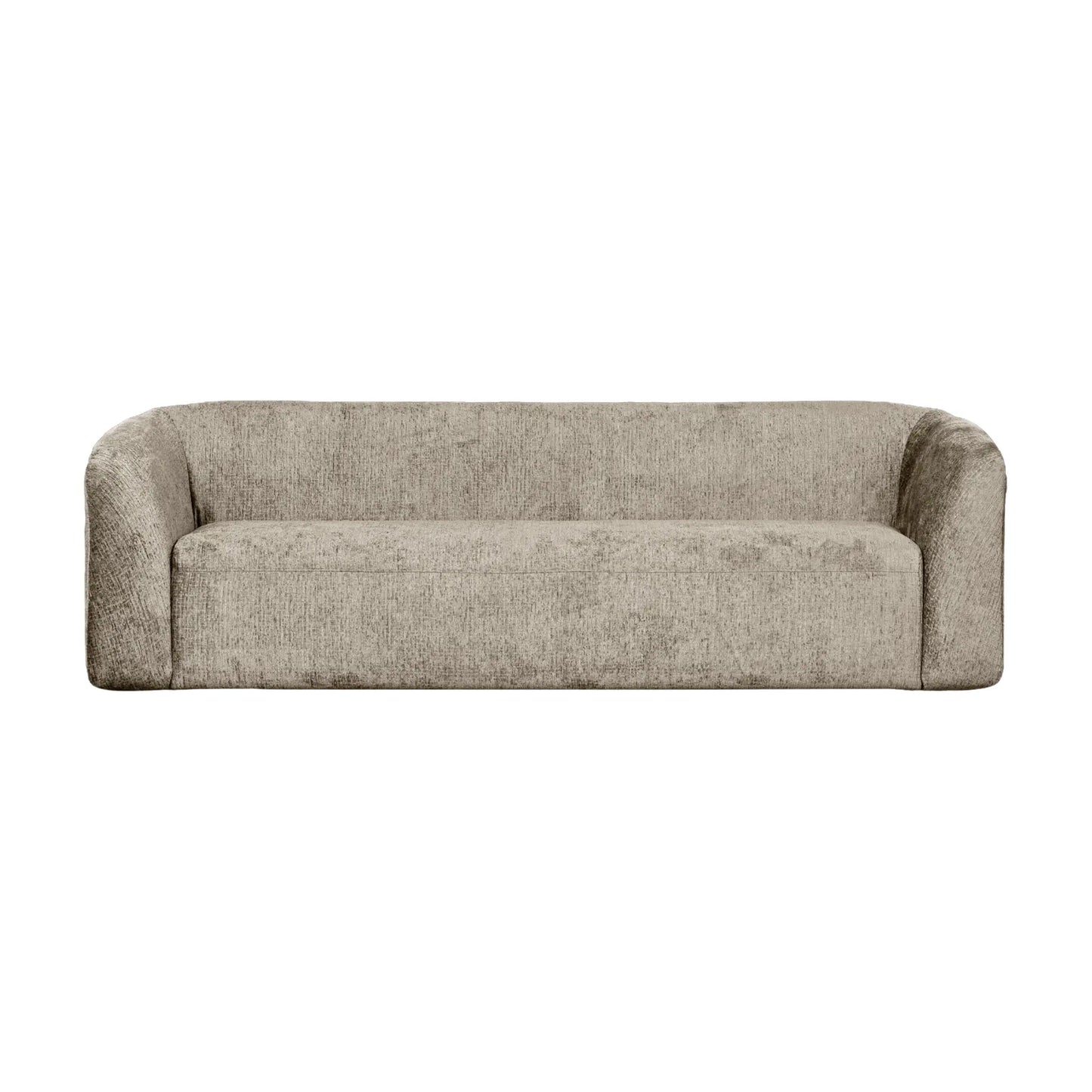 WOOOD Sloping 3-Sits Soffa Sammet, Wheatfield