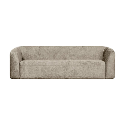 WOOOD Sloping 3-Sits Soffa Sammet, Wheatfield