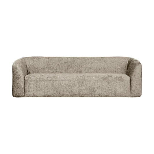 WOOOD Sloping 3-Sits Soffa Sammet, Wheatfield