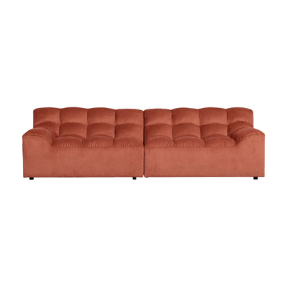 WOOOD Allure 3-Sits Soffa Sammet, Blush