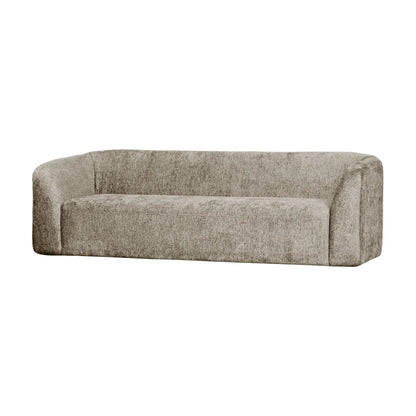 WOOOD Sloping 3-Sits Soffa Sammet, Wheatfield