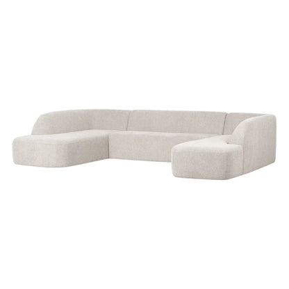 WOOOD Sloping Soffa U-Shape Pearl, Melange
