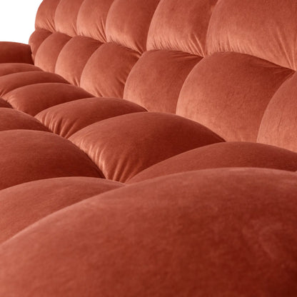 WOOOD Allure 3-Sits Soffa Sammet, Blush