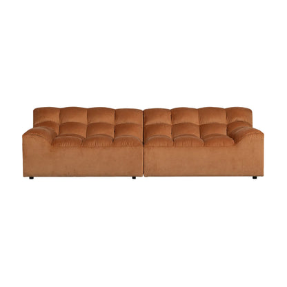 WOOOD Allure 3-Sits Soffa Sammet, Terra