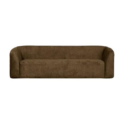 WOOOD Sloping 3-Sits Soffa Sammet, Brass