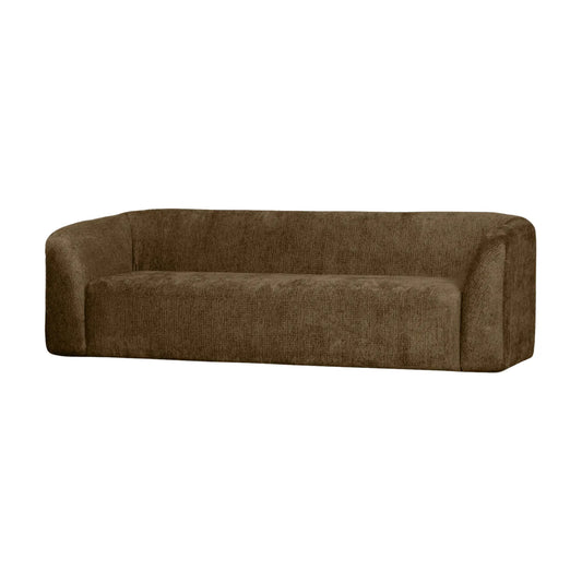 WOOOD Sloping 3-Sits Soffa Sammet, Brass