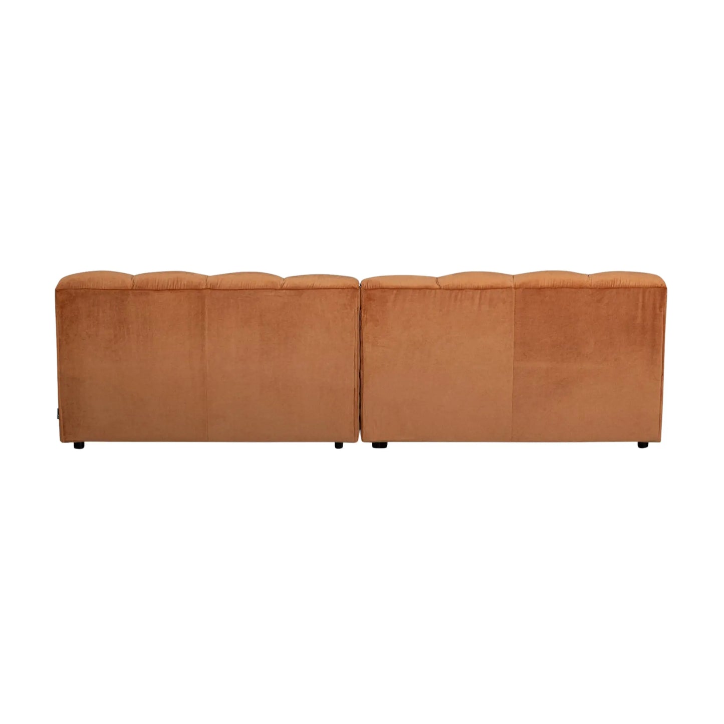 WOOOD Allure 3-Sits Soffa Sammet, Terra