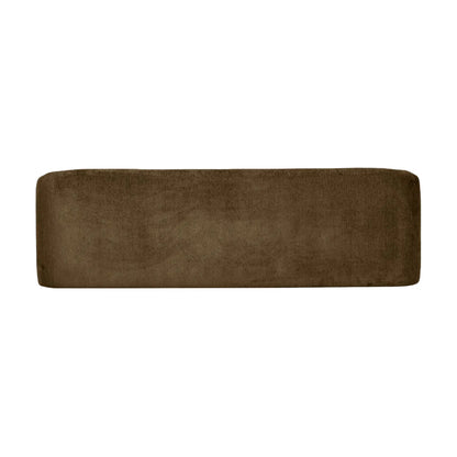 WOOOD Sloping 3-Sits Soffa Sammet, Brass