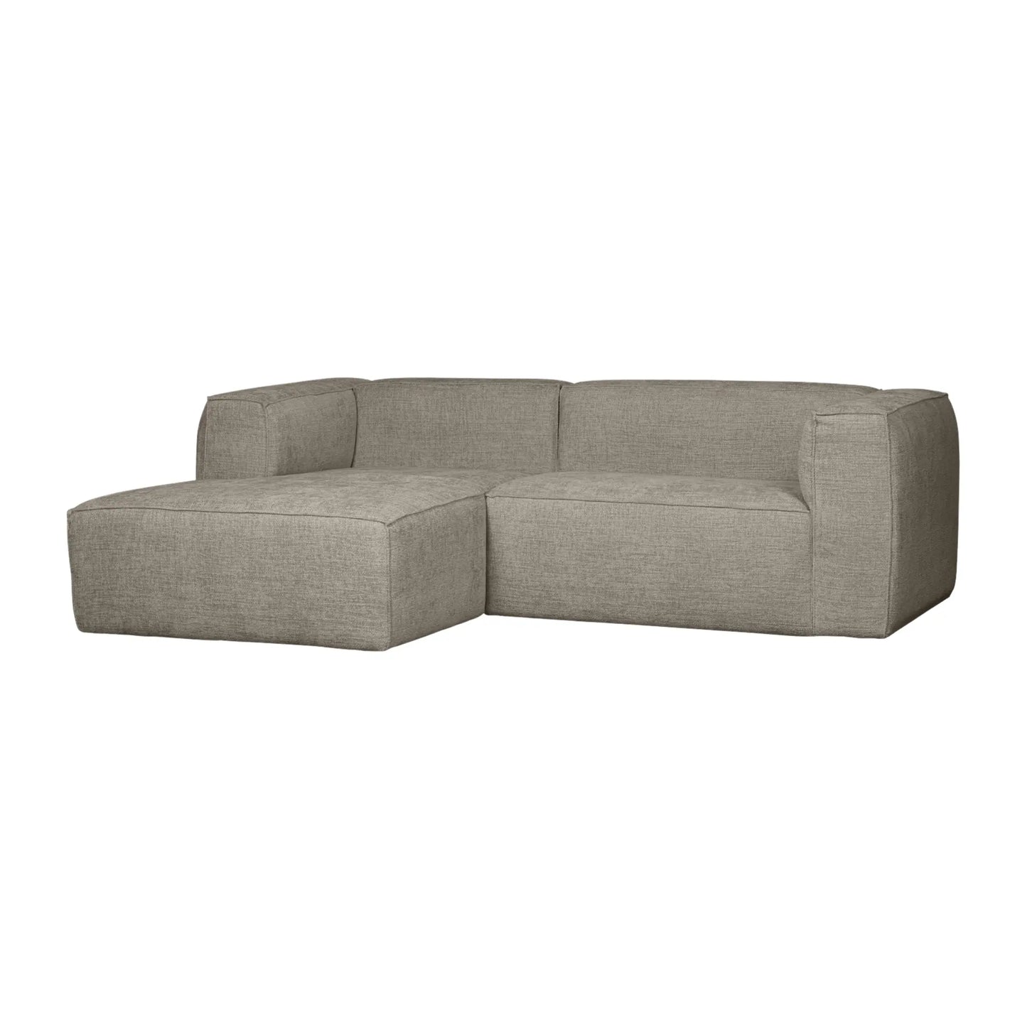 WOOOD Bean Schäslongsoffa Vänster Chunky, Melange Travertin