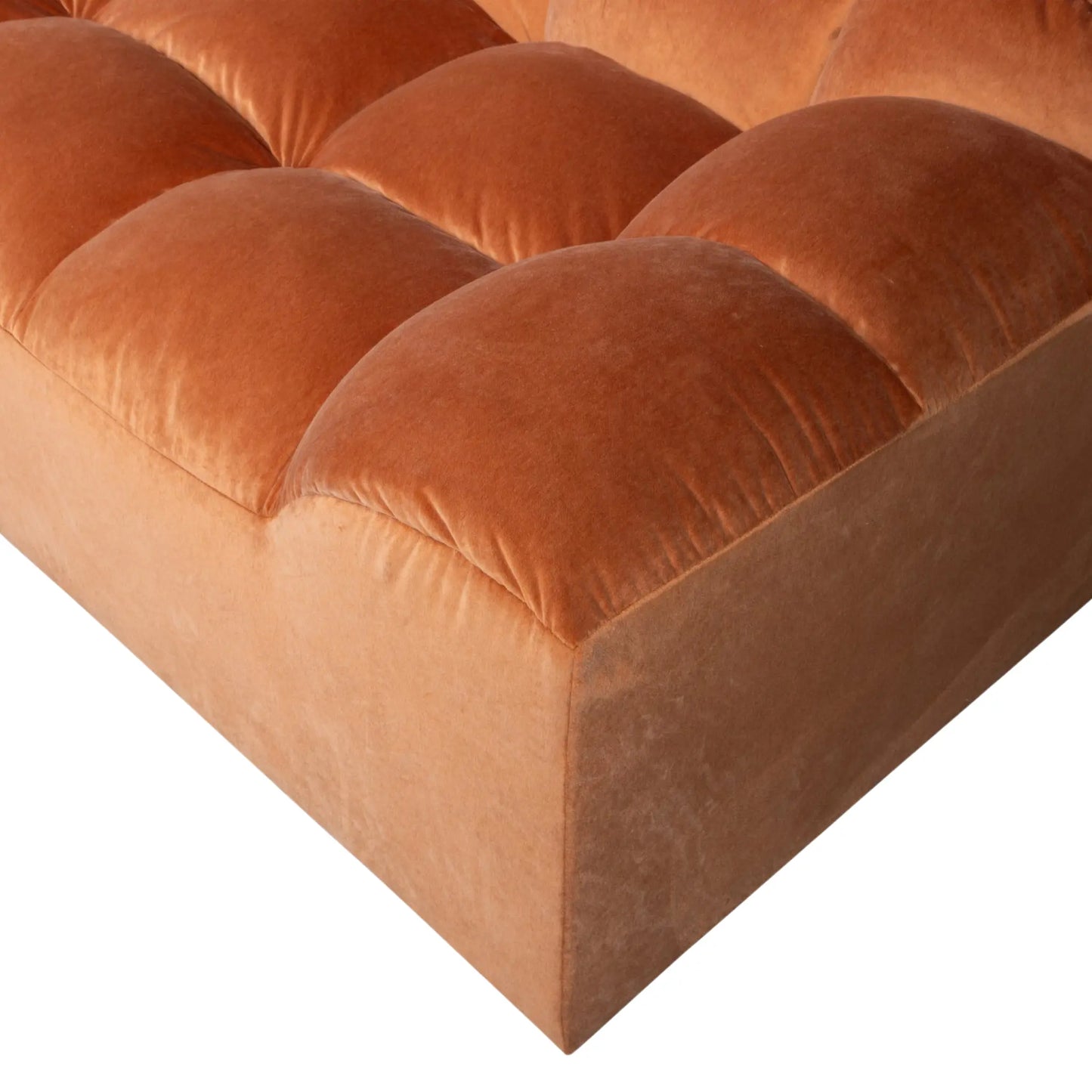 WOOOD Allure 3-Sits Soffa Sammet, Terra
